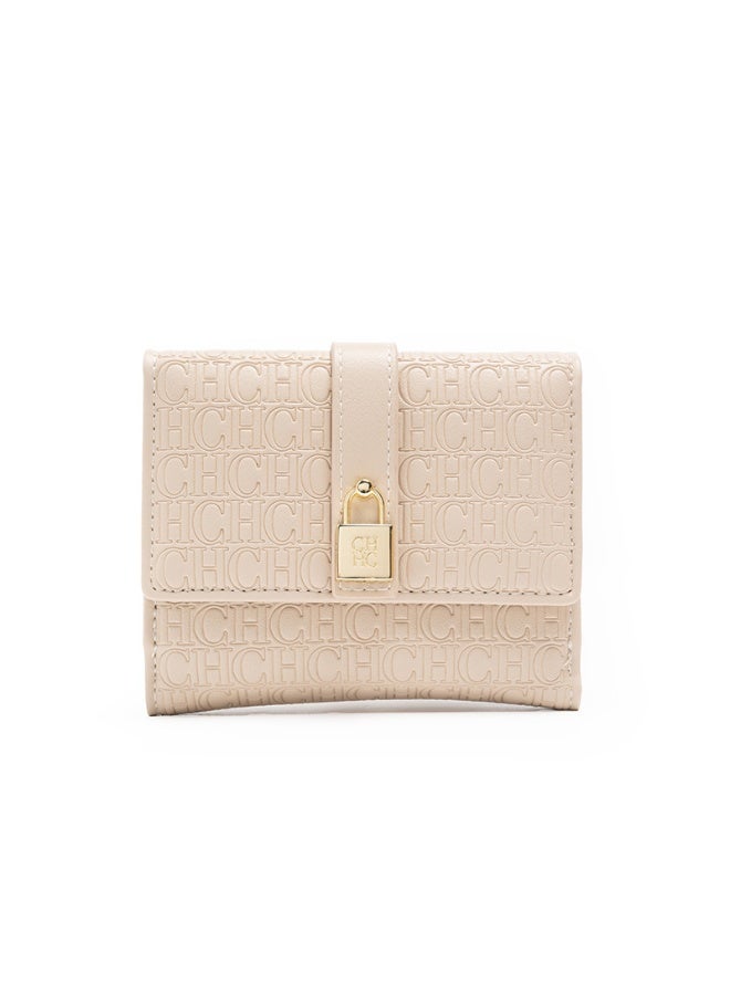 Short Buckle PU Foldable Wallet with Multi-Function Coin Pocket